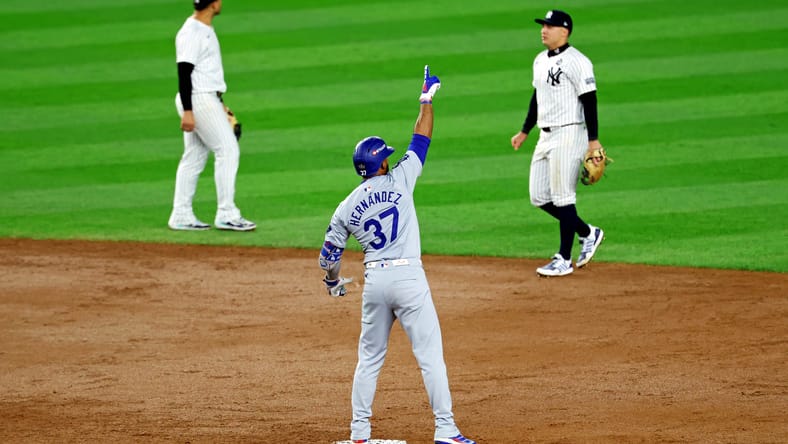 MLB: World Series-Los Angeles Dodgers at New York Yankees | Teoscar Hernández