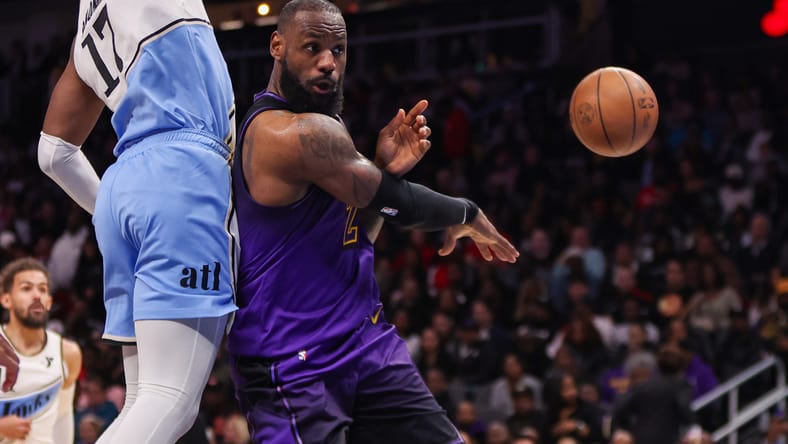 NBA: Los Angeles Lakers at Atlanta Hawks | LeBron James