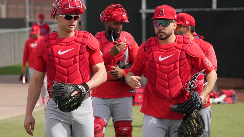 MLB: Los Angeles Angels-Workouts / mlb spring training