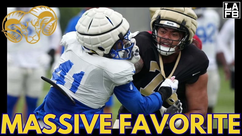 Los Angeles Rams Are MASSIVE Favorites Over New Orleans Saints | Who Is The Tutu Atwell Replacement?