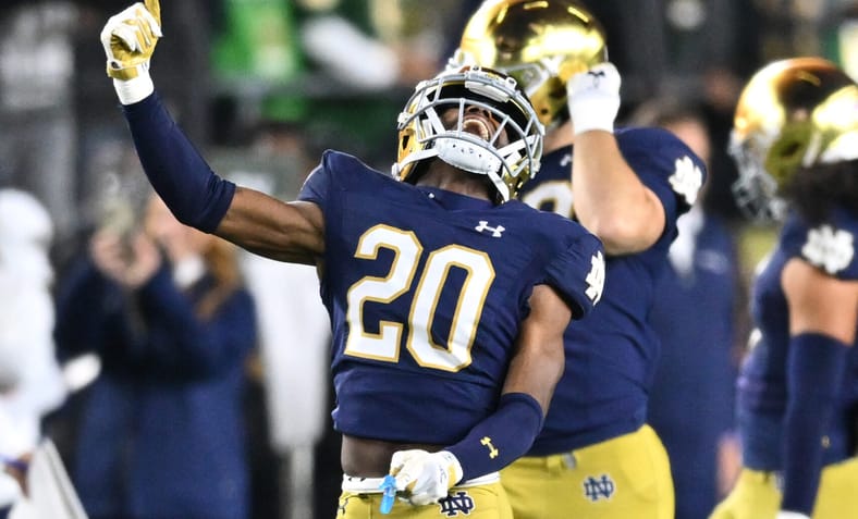 NCAA Football: Las Vegas Raiders at Notre Dame
