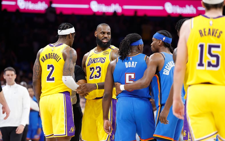 NBA: Los Angeles Lakers at Oklahoma City Thunder
