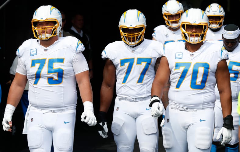 Jim Harbaugh Gives Update On Chargers Offensive Line
