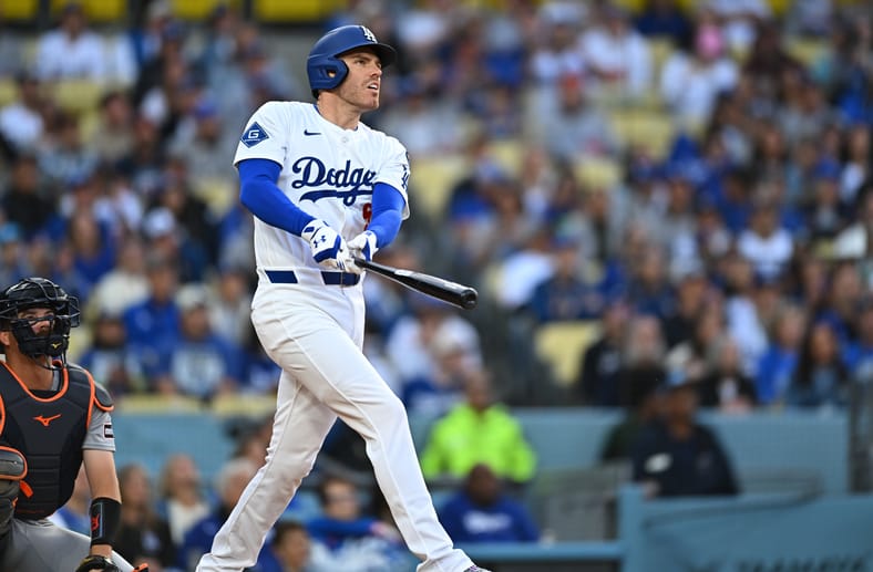 MLB: Detroit Tigers at Los Angeles Dodgers | Freddie Freeman