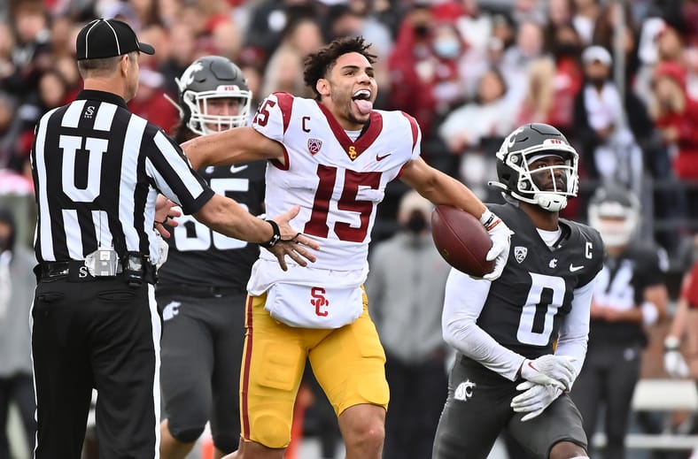 Drake London Named USC Trojans Tunnel Captain