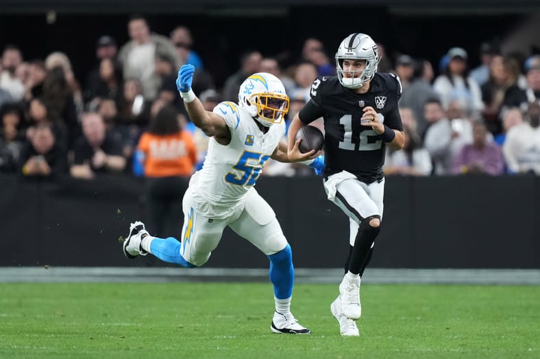 NFL: Los Angeles Chargers at Las Vegas Raiders