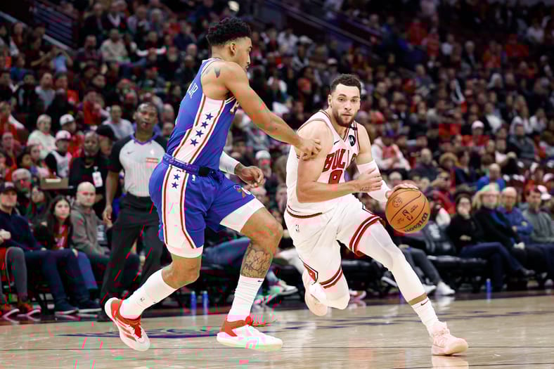 NBA: Philadelphia 76ers at Chicago Bulls
