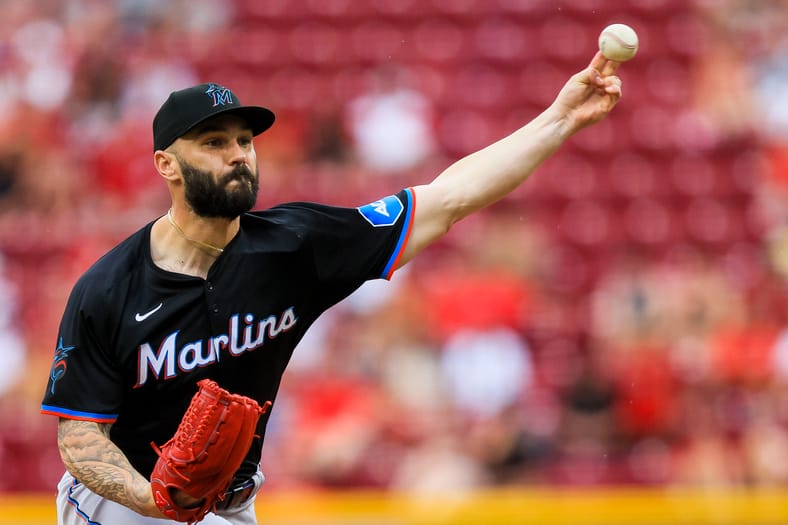 MLB: Miami Marlins at Cincinnati Reds