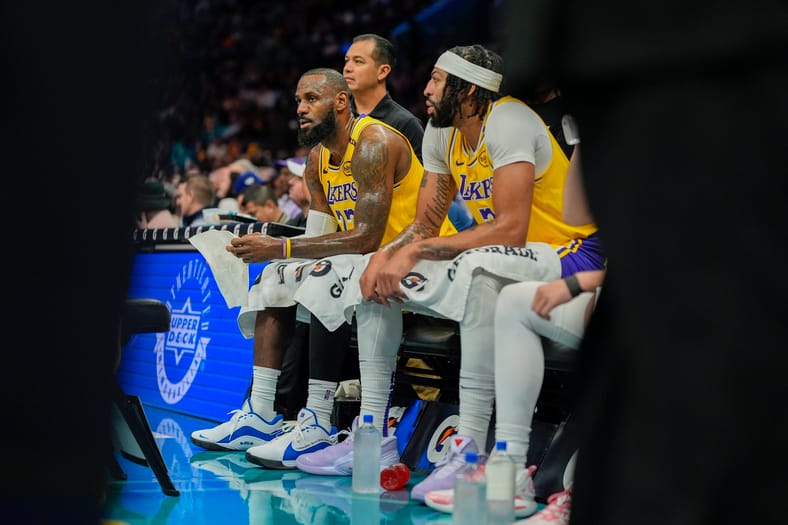 NBA: Los Angeles Lakers at Charlotte Hornets