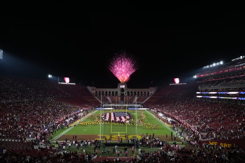 NCAA Football: Rutgers at USC Trojans