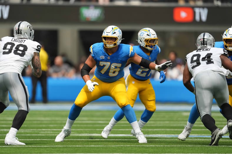 Top Five Offensive Bright Spots Of The Los Angeles Chargers 2024 Season 4 NFL: Las Vegas Raiders at Los Angeles Chargers