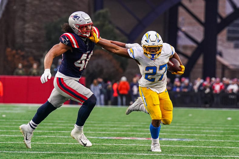 Top Five Offensive Bright Spots Of The Los Angeles Chargers 2024 Season 6 NFL: Los Angeles Chargers at New England Patriots