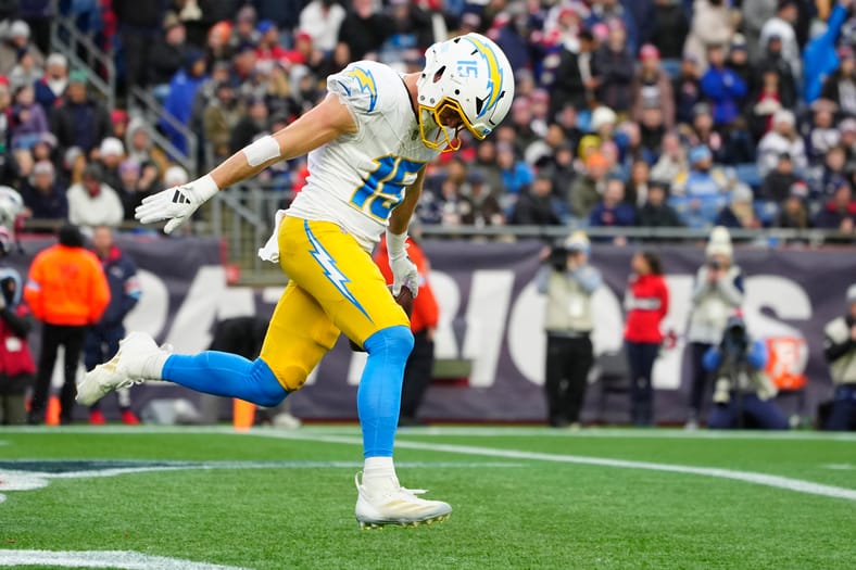 Top Five Offensive Bright Spots Of The Los Angeles Chargers 2024 Season 3 NFL: Los Angeles Chargers at New England Patriots | Ladd McConkey