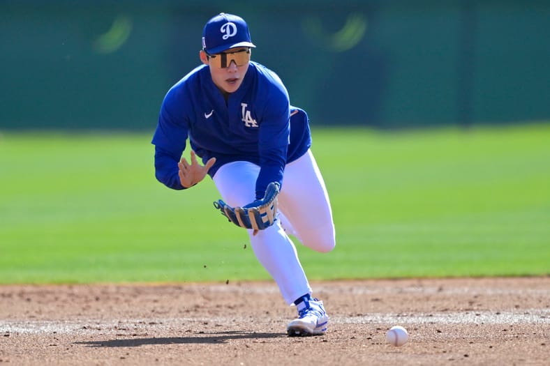 MLB: Los Angeles Dodgers-Workouts