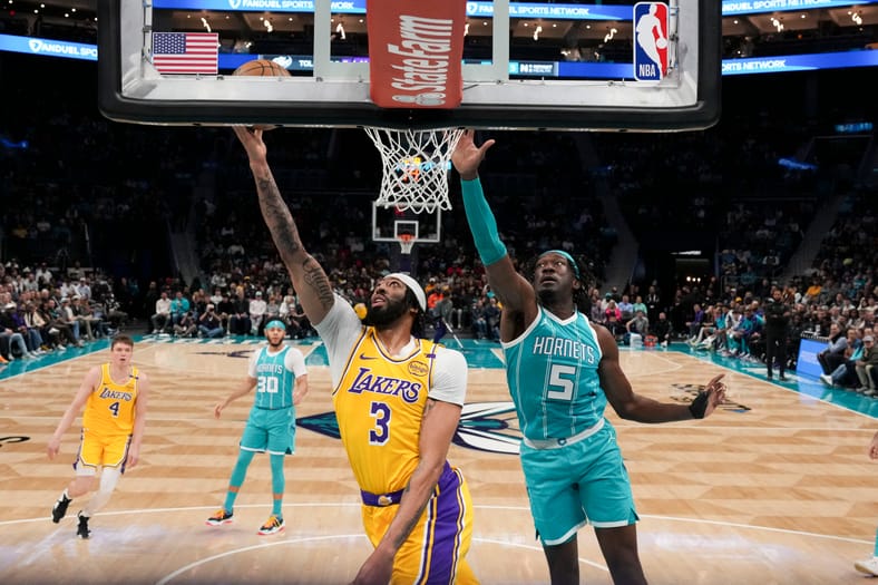 NBA: Los Angeles Lakers at Charlotte Hornets