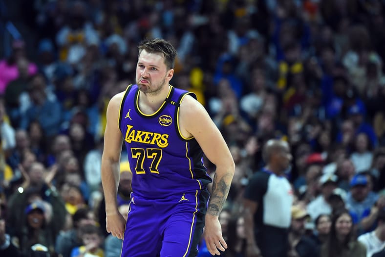 NBA: Los Angeles Lakers at Denver Nuggets Luka Doncic