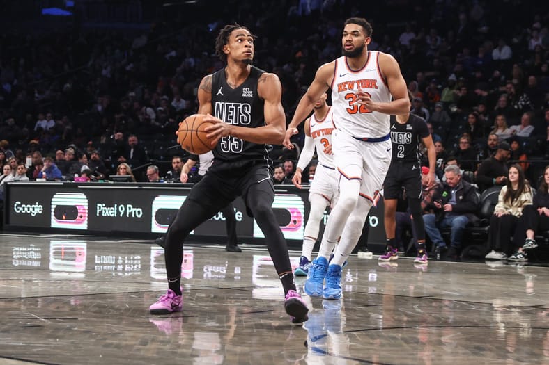 NBA: New York Knicks at Brooklyn Nets