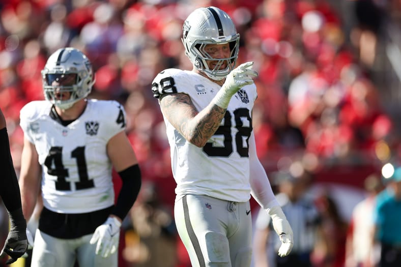 NFL: Las Vegas Raiders at Tampa Bay Buccaneers | Maxx Crosby