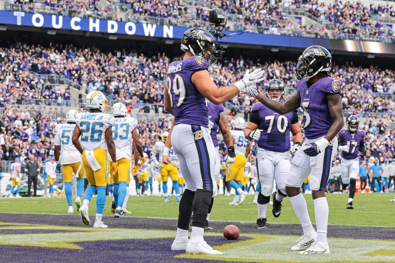 NFL: Los Angeles Chargers at Baltimore Ravens