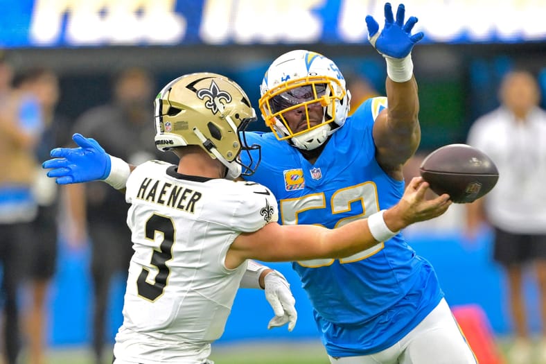 NFL: New Orleans Saints at Los Angeles Chargers