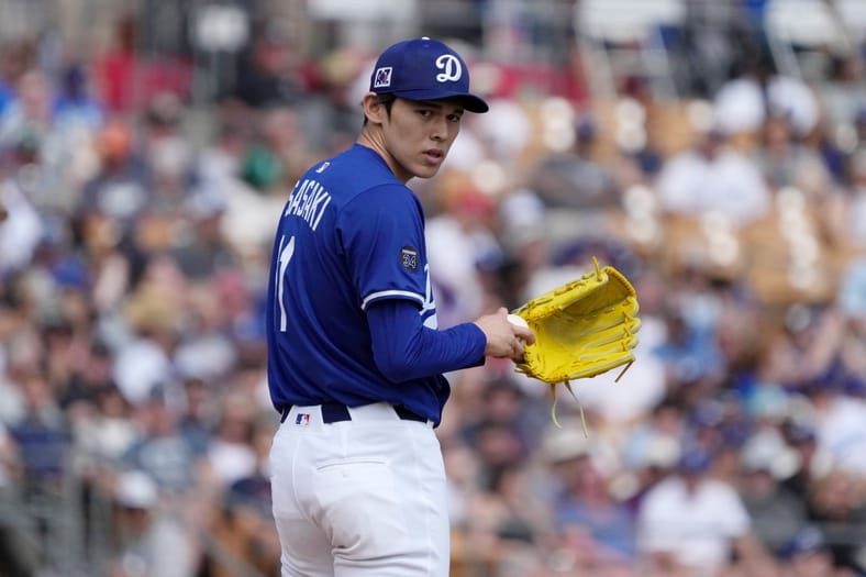 MLB: Spring Training-Cleveland Guardians at Los Angeles Dodgers