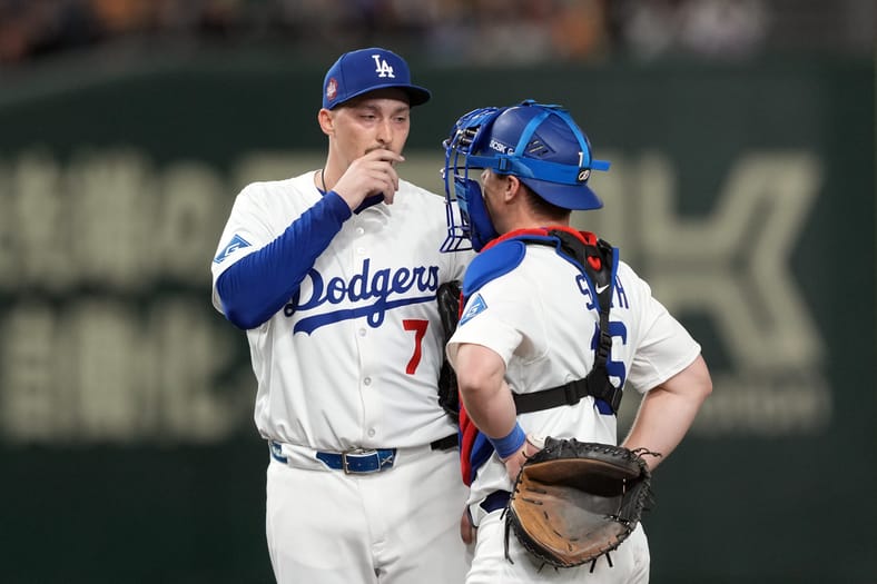 MLB: Spring Training-Los Angeles Dodgers at Hanshin Tigers