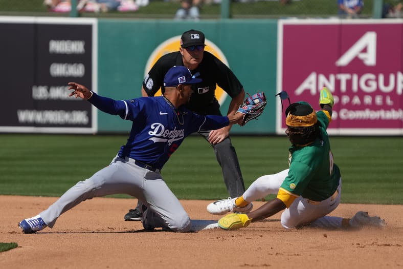 MLB: Spring Training-Los Angeles Dodgers at Oakland Athletics