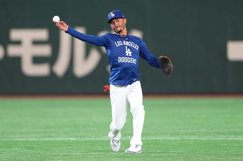 MLB: Spring Training-Los Angeles Dodgers at Yomiuri Giants