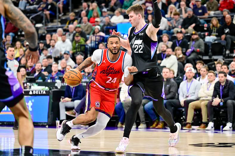 NBA: Los Angeles Clippers at Utah Jazz