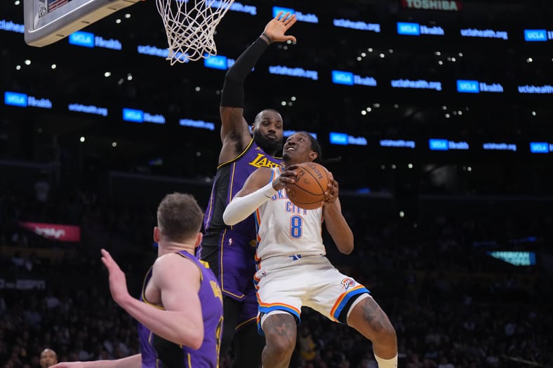 NBA: Oklahoma City Thunder at Los Angeles Lakers
