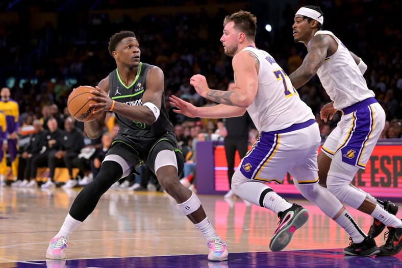 NBA: Playoffs-Minnesota Timberwolves at Los Angeles Lakers