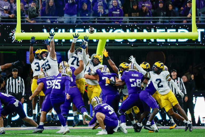 NCAA Football: Michigan at Washington