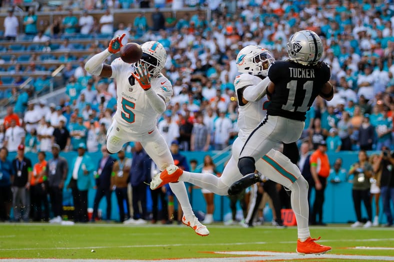 Las Vegas Raiders Provided Realistic Trade Proposal For Jalen Ramsey 3 NFL: Las Vegas Raiders at Miami Dolphins