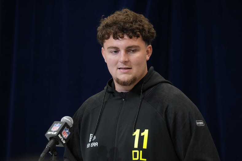 NFL: Scouting Combine Las Vegas Raiders NFL Draft Prospect