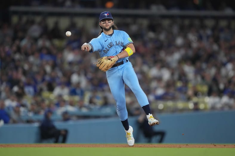 MLB: Toronto Blue Jays at Los Angeles Dodgers