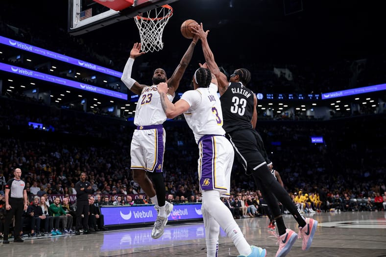 NBA: Los Angeles Lakers at Brooklyn Nets