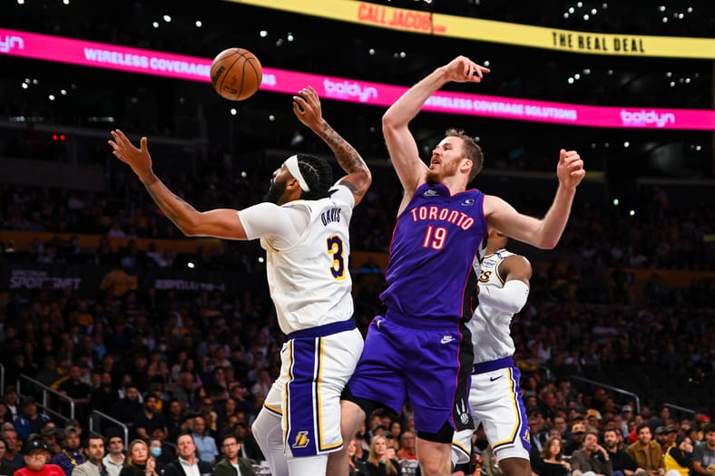 NBA: Toronto Raptors at Los Angeles Lakers