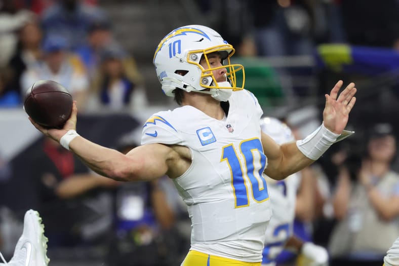 NFL: AFC Wild Card Round-Los Angeles Chargers at Houston Texans | Justin Herbert
