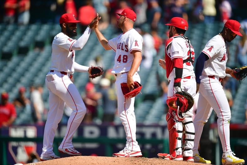 MLB: Athletics at Los Angeles Angels