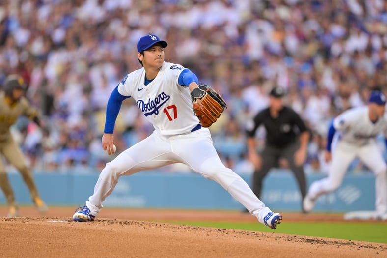 MLB: San Diego Padres at Los Angeles Dodgers Shohei Ohtani
