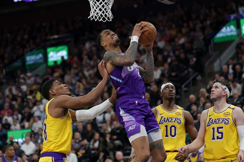 NBA: Los Angeles Lakers at Utah Jazz