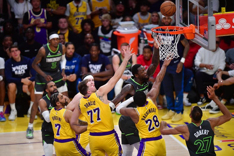 NBA: Playoffs-Minnesota Timberwolves at Los Angeles Lakers