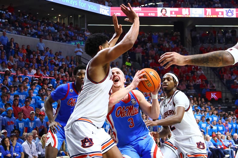 NCAA Basketball: Auburn at Mississippi