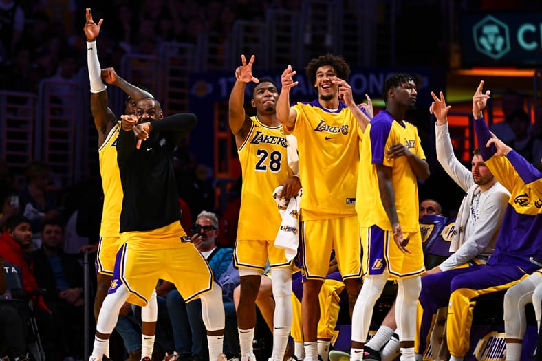 NBA: Houston Rockets at Los Angeles Lakers