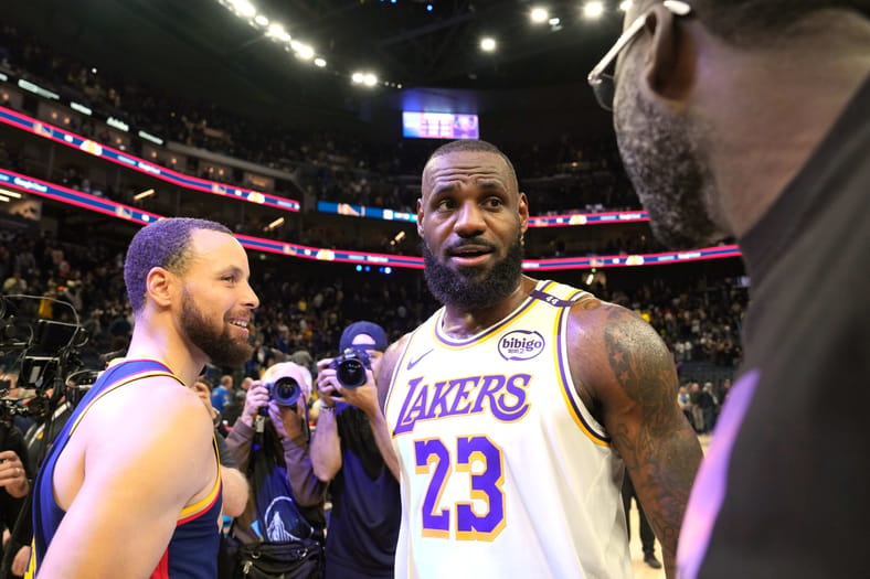 NBA: Los Angeles Lakers at Golden State Warriors