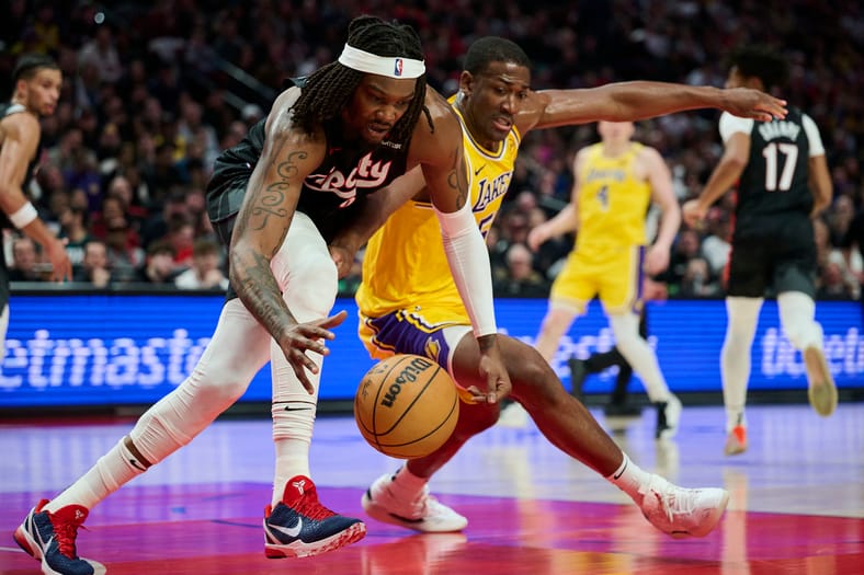 NBA: Los Angeles Lakers at Portland Trail Blazers