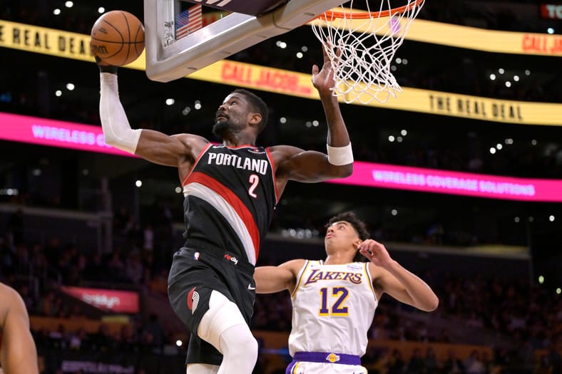 Rival Unimpressed By Lakers With Big New Addition 3 NBA: Portland Trail Blazers at Los Angeles Lakers