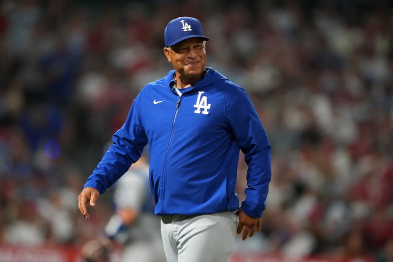 MLB: Los Angeles Dodgers at Los Angeles Angels