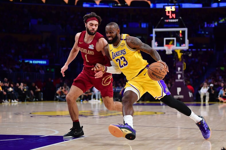 NBA: Cleveland Cavaliers at Los Angeles Lakers