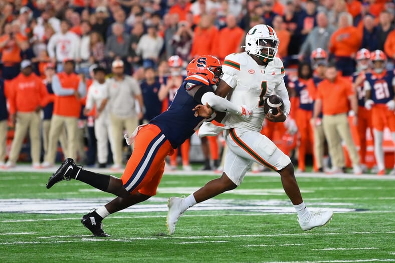 NCAA Football: Miami at Syracuse